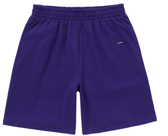 Supreme Small Box Sweatshort (FW24) Purple SZ M