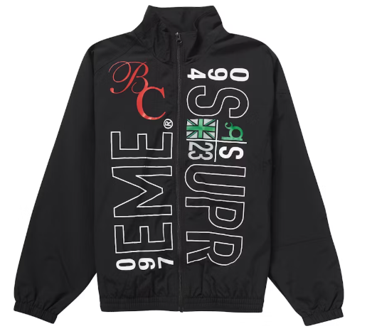 Supreme Bernadette Corporation Track Jacket Black SZ M