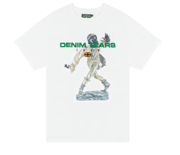 Denim Tears Porcelain Figure Tee (FW23) LARGE