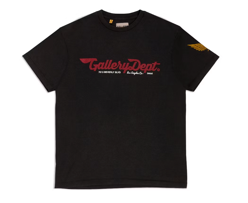 Gallery Dept. Mechanic T-shirt Black MEDIUM