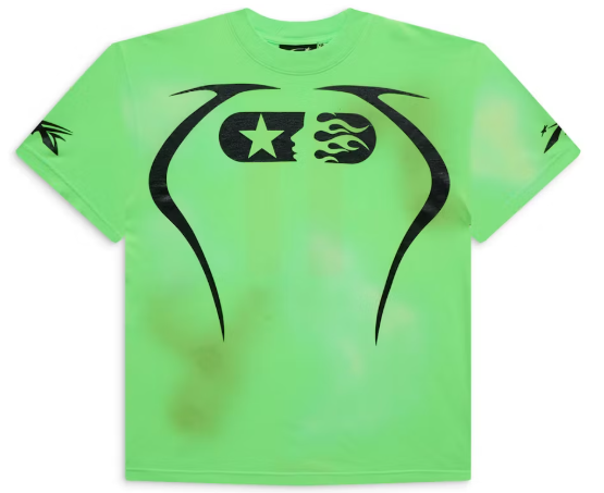 Hellstar Warm Up T-shirt Neon Green SZ M