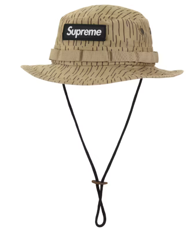 Supreme Military Boonie (FW24) Tan Raindrop SZ M/L
