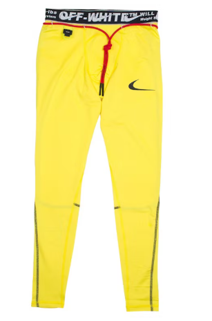 Nike x Off-White Running Pro Tights Opti Yellow SZ S