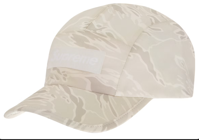 Supreme Tiger Camo Reflective Camp Cap White