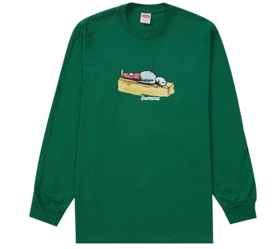 Supreme Neil Blender Arrow L/S Tee Pine SZ M