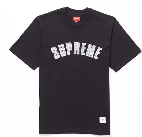 Supreme Printed Arc S/S Top Black SZ M