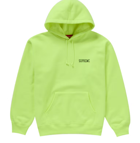 Supreme On God Hooded Sweatshirt Bright Yellow SZ L