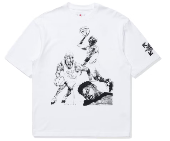 OFF-WHITE x Jordan T-shirt White SZ M
