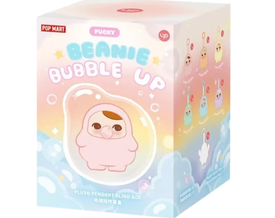 Pop Mart Pucky Beanie Bubble Up Series Single Blind Box