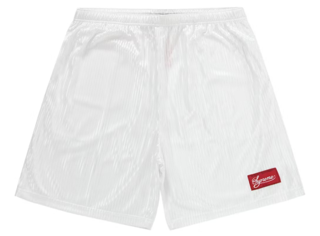Supreme Gradient Mesh Stripe Short White SZ L