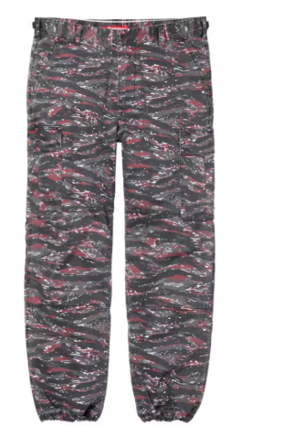 Supreme Cargo Pant (SS24) Red Tiger Camo SZ 36