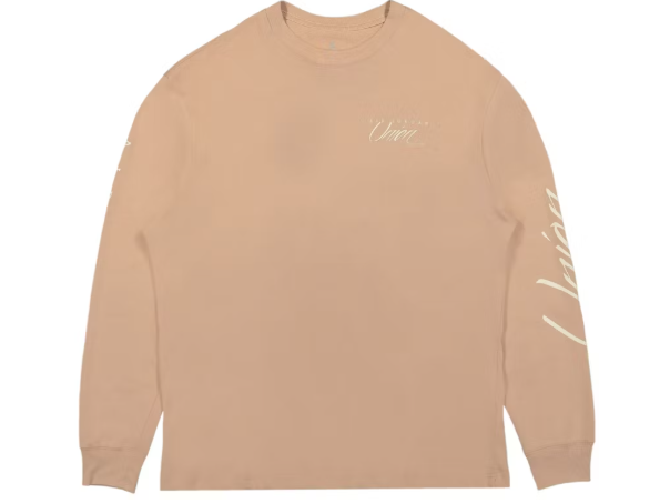 Jordan Air x Union T Hoodie Beige SZ M