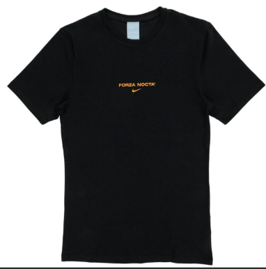 Nike x NOCTA DRAKE Forza Tee BLACK Size S DEFECT