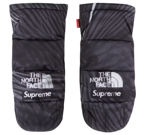 Supreme The North Face Printed Montana Trompe L'oeil Mitt Black SZ M