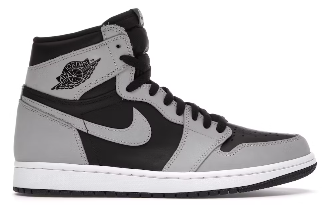 Jordan 1 Retro High Shadow 2.0 SZ 12.5 LEFT SHOE YELLOWED