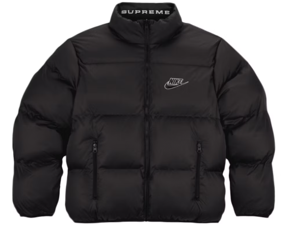 Supreme Nike Reversible Puffy Jacket Black SZ L