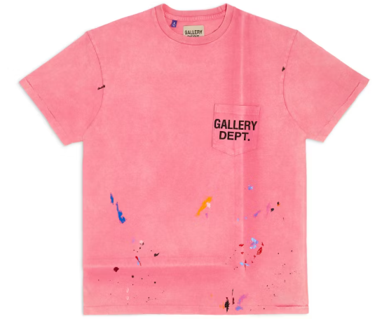 Gallery Dept. Vintage Logo Painted Tee Salmon SZ L