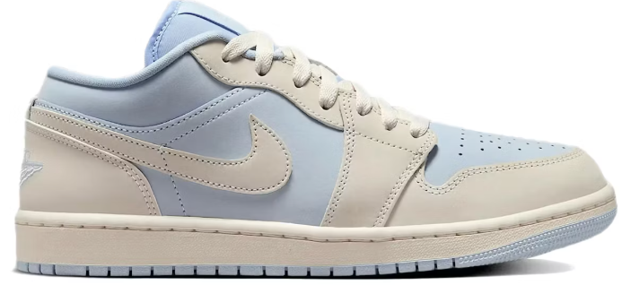 Jordan 1 Low SE Hydrogen Blue Sail (Women's) SZ 12W/10.5M MISSING LID