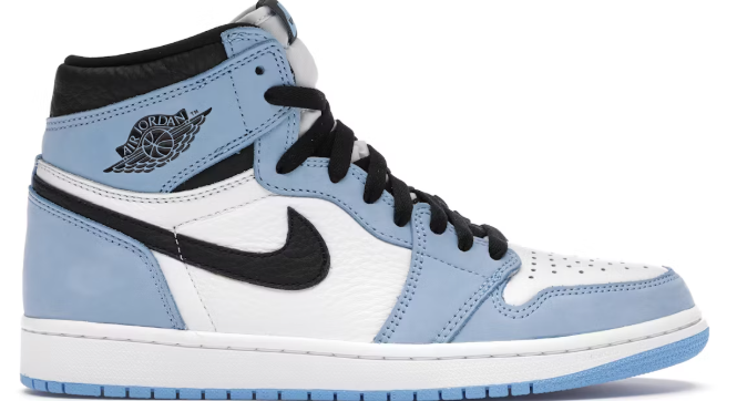 Jordan 1 Retro High OG University Blue SZ 10
