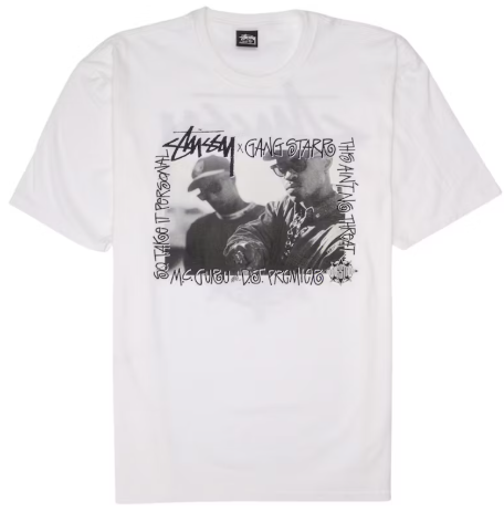 Stussy Gang Starr Take It Personal Tee White SZ L