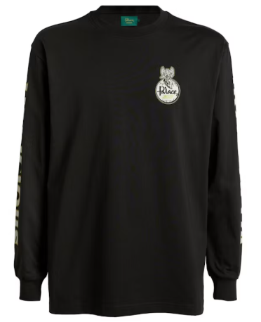 Palace x Harrods L/S T-shirt Black SZ M
