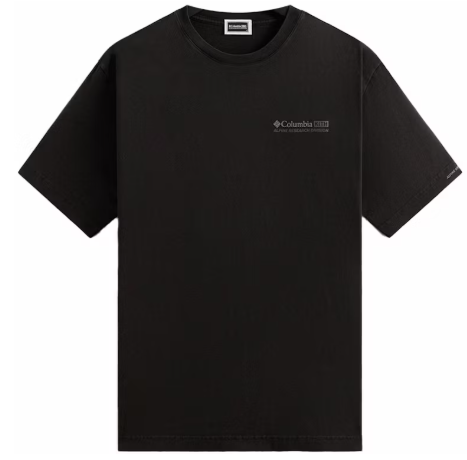 Kith x Columbia Boot Print Vintage Tee Black SZ XXL
