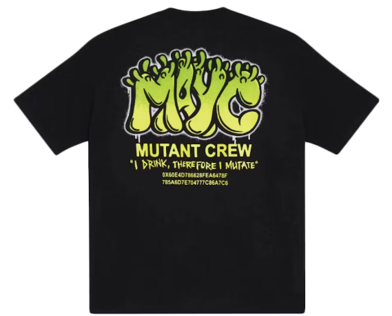 MAYC Graffiti T-shirt Black SZ S