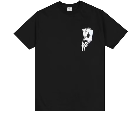 FTP Poker Tee Black SZ M