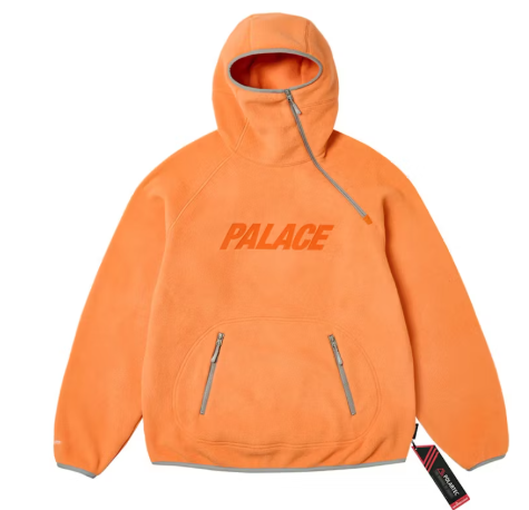 Palace Polartec Ninja Hood Tiger Orange SZ S