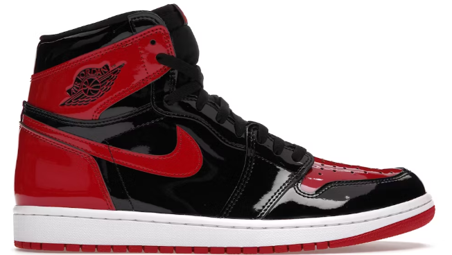Jordan 1 Retro High OG Patent Bred SZ 9.5 WORN ONCE