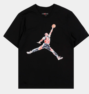 Jordan Jumpman Watercolor Mens Short Sleeve Shirt SZ XL
