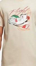 JORDAN Artist Series by Jacob Rochester Flight SHIRT SZ XL DEFECT
