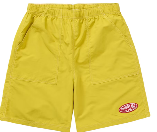 Supreme Nylon Painter Short (SS24) Gold SZ S