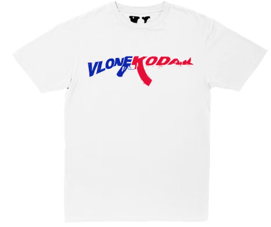 Kodak Black x Vlone 47 T-shirt White SZ L