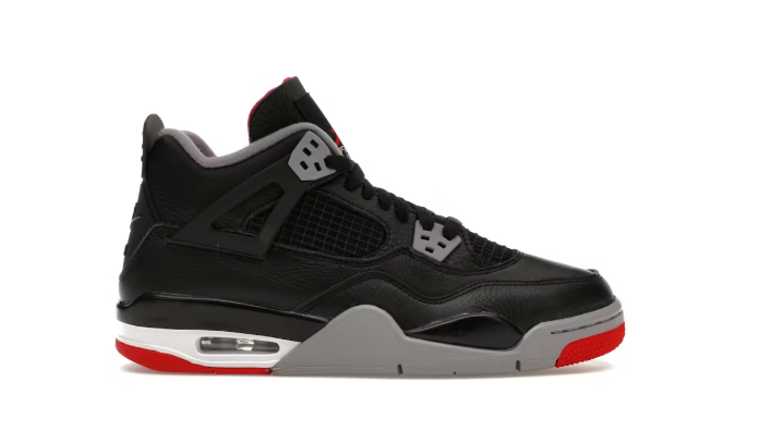 Jordan 4 Retro Bred Reimagined (GS) Sz 7Y