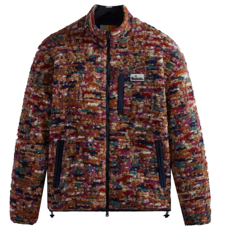 Kith Boucle Claremont Full Zip Oxford SZ L (DEFECT RIPPED SIZE TAG)