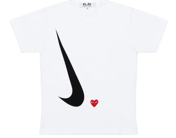 Comme des Garcons PLAY x Nike T-shirt White SZ M