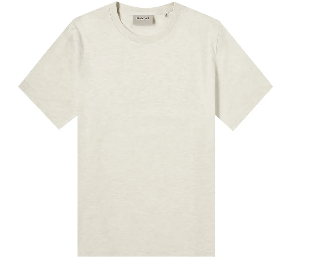Fear of God Essentials T-Shirt 'Light Heather Oatmeal' SZ M