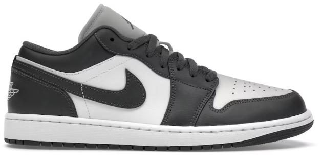 Jordan 1 Low Grey White SZ 11 MISSING LID