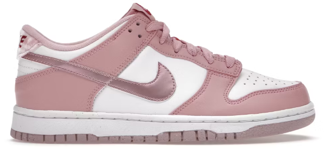 Nike Dunk Low Pink Velvet (GS) SZ 6.5Y MISSING LID