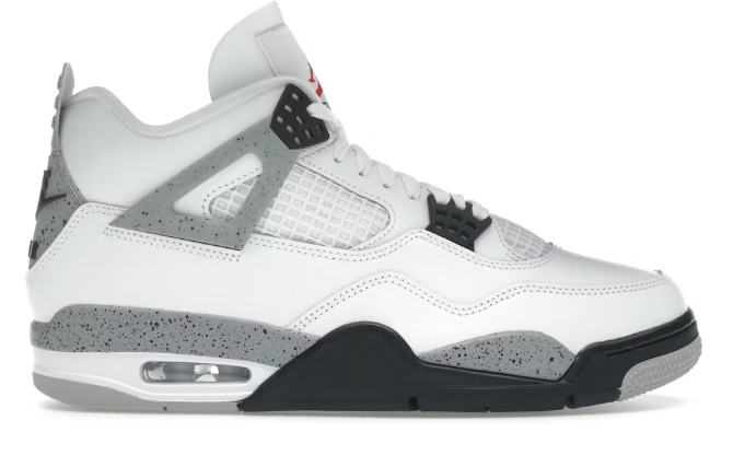 Jordan 4 Retro White Cement (2025) SZ 8.5 MISSING LID