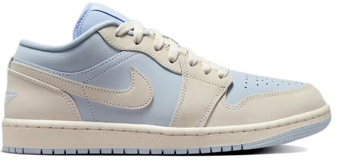 Jordan 1 Low SE Hydrogen Blue Sail (Women's) SZ 8 MISSING LID