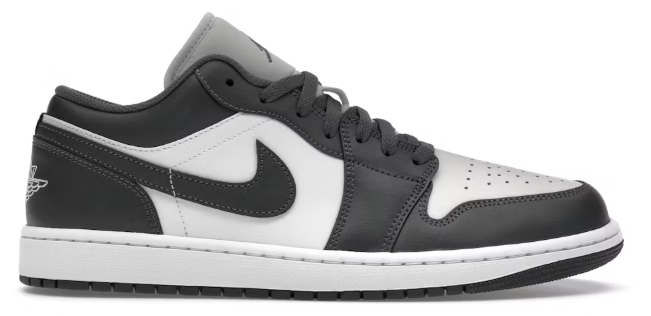 Jordan 1 Low Grey White SZ 9 MISSING LID