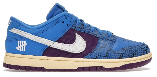 Nike Dunk Low Undefeated 5 On It Dunk vs. AF1 SZ 9.5 USED