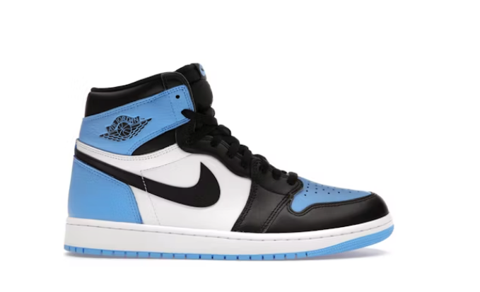 Jordan 1 Retro High OG UNC Toe Sz 9 USED