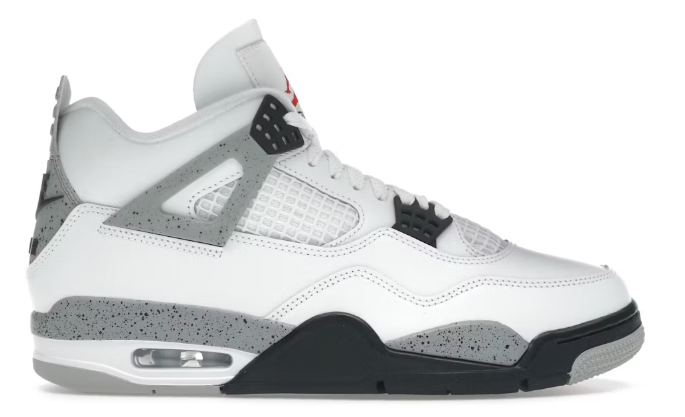 Jordan 4 Retro White Cement (2025) SZ 10.5 MISSING LID