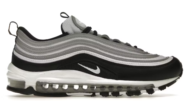 Nike Air Max 97 Black Metallic Silver SZ 13 NO BOX