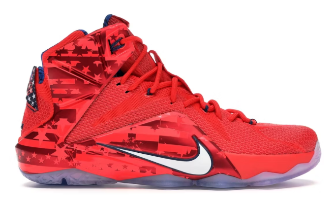 Nike LeBron 12 Independence Day SZ 10