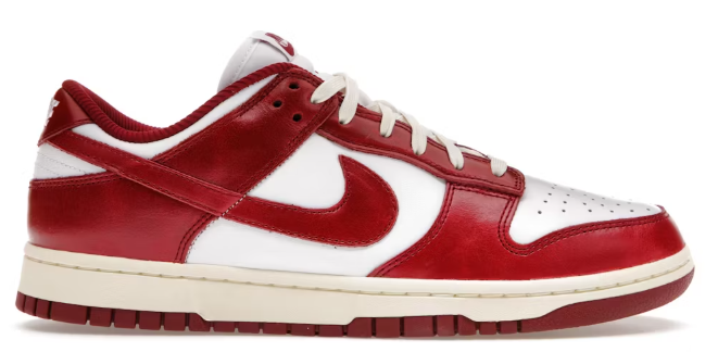 Nike Dunk Low PRM Vintage Team Red (Women's) 5.5W/4M
