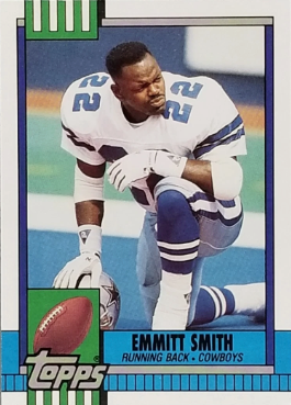 Emmitt Smith - 1990 Topps Traded #27T Rookie PSA 9